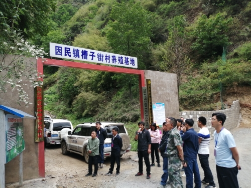 视察养殖基地